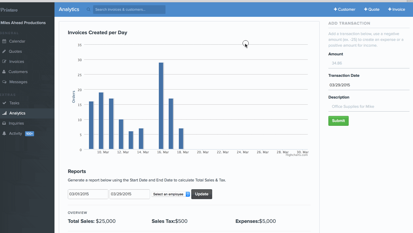 shop management software