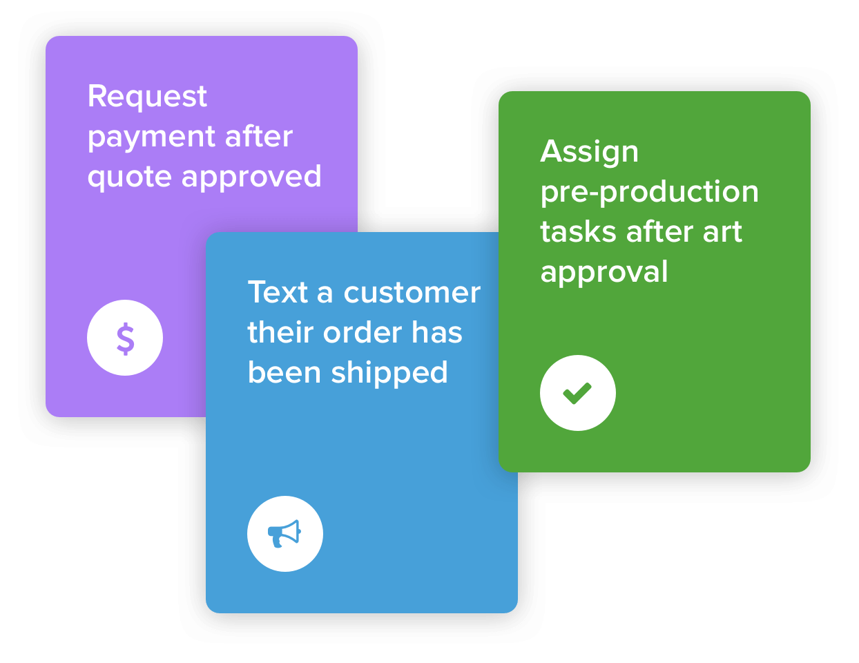 Automate your shop workflow and become more efficient. Automate your shop workflow and become more efficient.