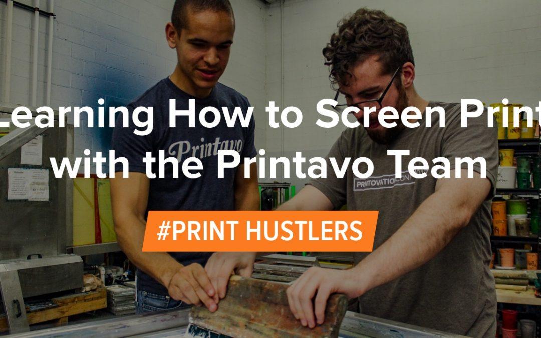 Learning How to Screen Print with the Printavo Team