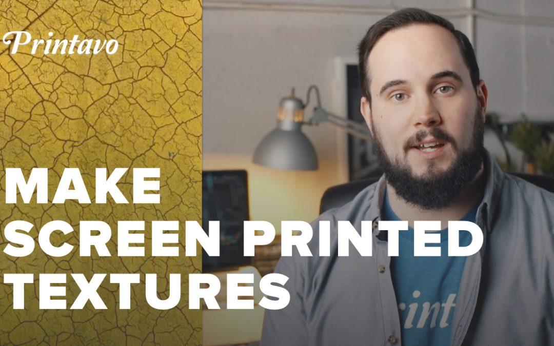 How To: Make Textures For Screen Printing | Make Your Designs Pop!