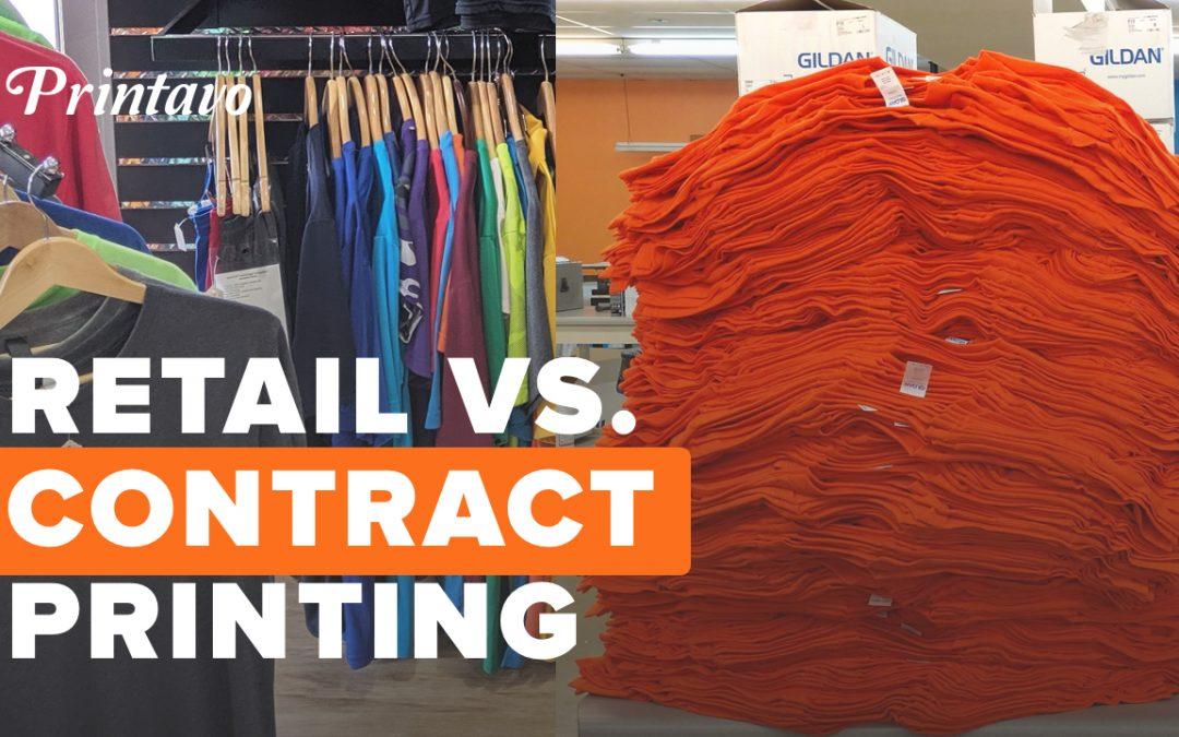 Retail vs. Contract Screen Printing | What is Contract Printing?