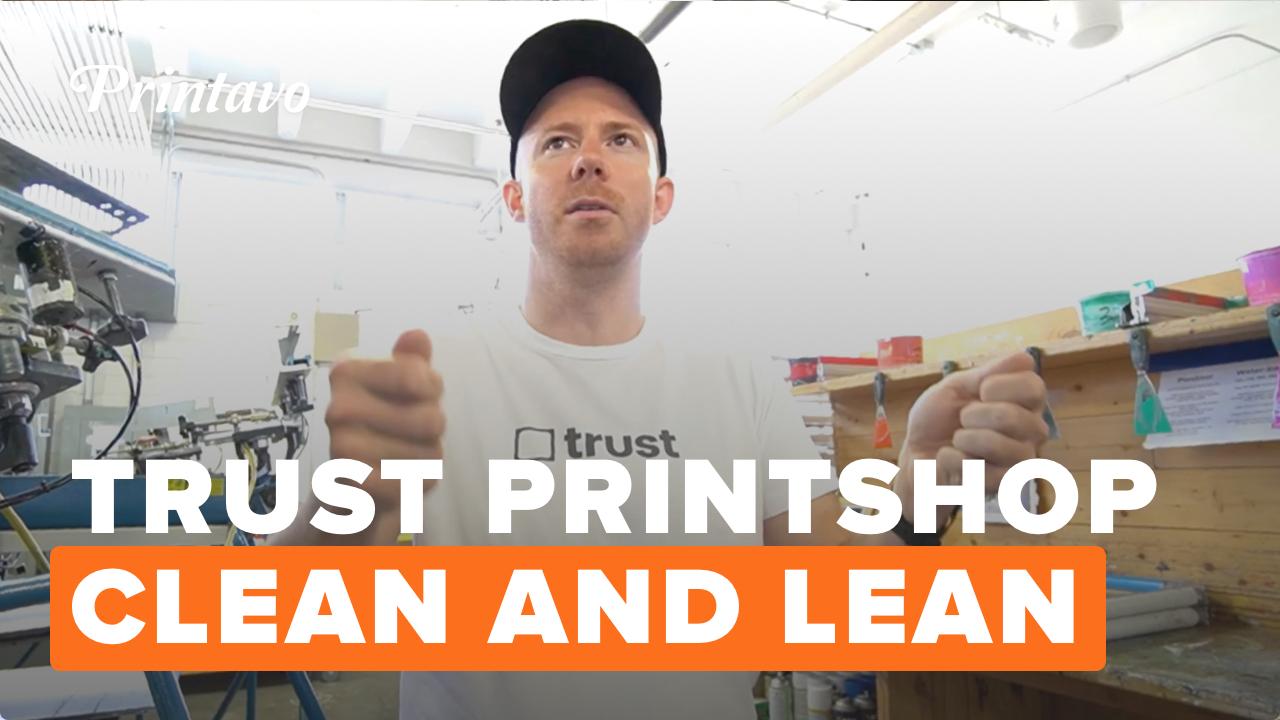 Printshop Tour | a Clean Screen Print Shop