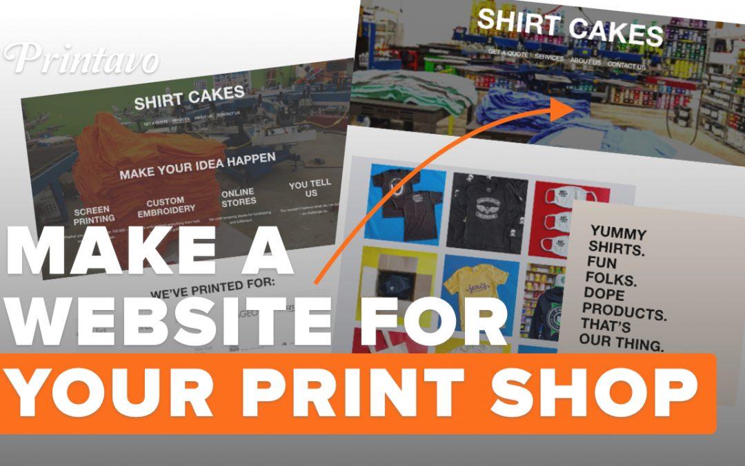 How To: Make a Website for Screen Printing