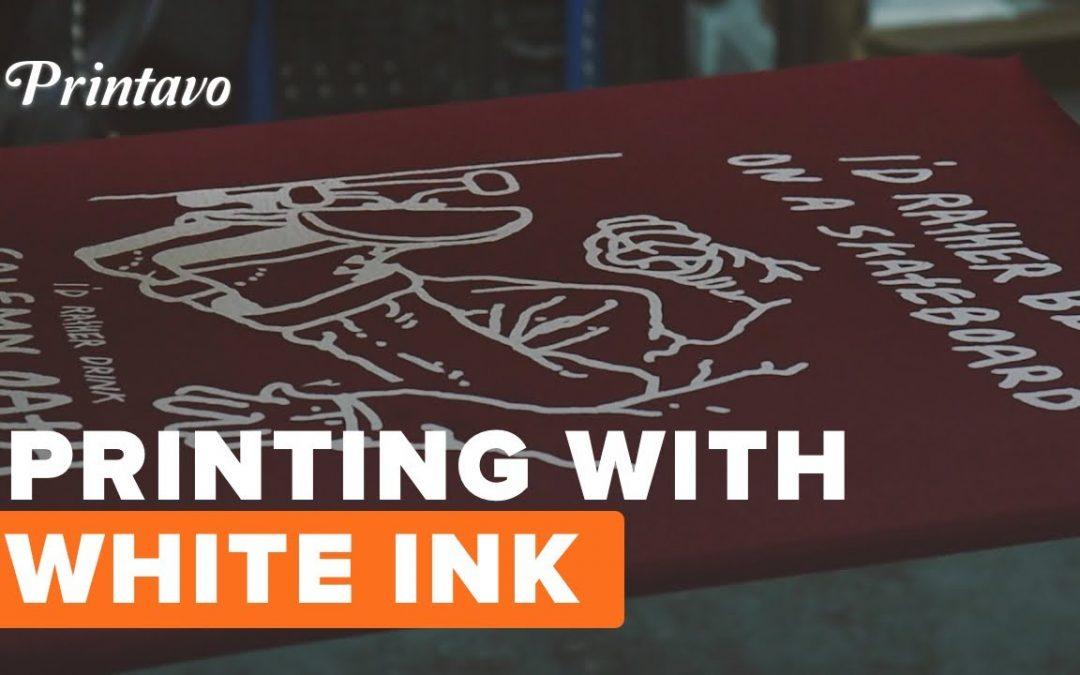 How To Screen Print With White Ink