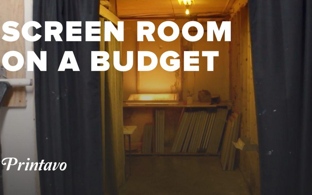 How To: Build a Screen Room for Your Screen Print Shop (On a Budget!)