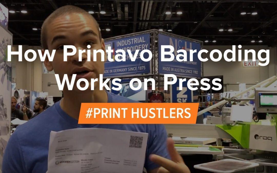 How Printavo Barcoding Works on Press