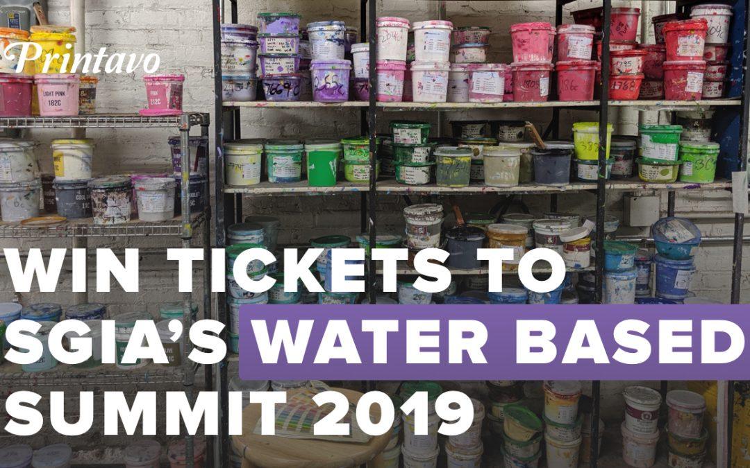 Win Free Tickets to SGIA’s Water-Based Printing Summit in California!