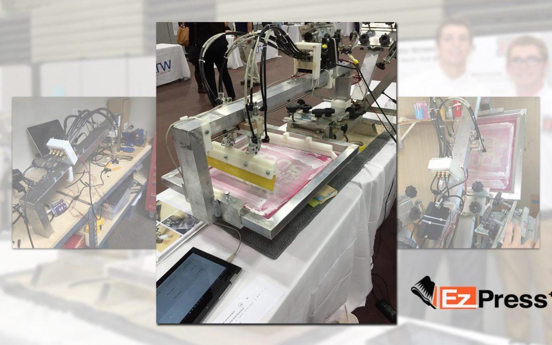 A New Kind of Screen Printing Press? Meet EzPress: Open Source Semi-Automatic Screen Printing