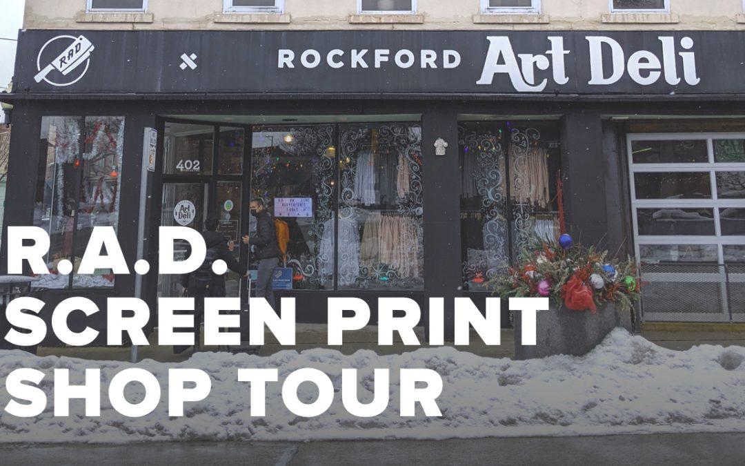 Shop Tour: Rockford Art Deli’s Eco-Friendly Retail-Driven Screen Print Shop
