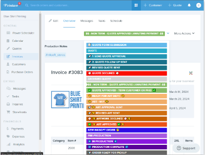 printavo and inksoft integration