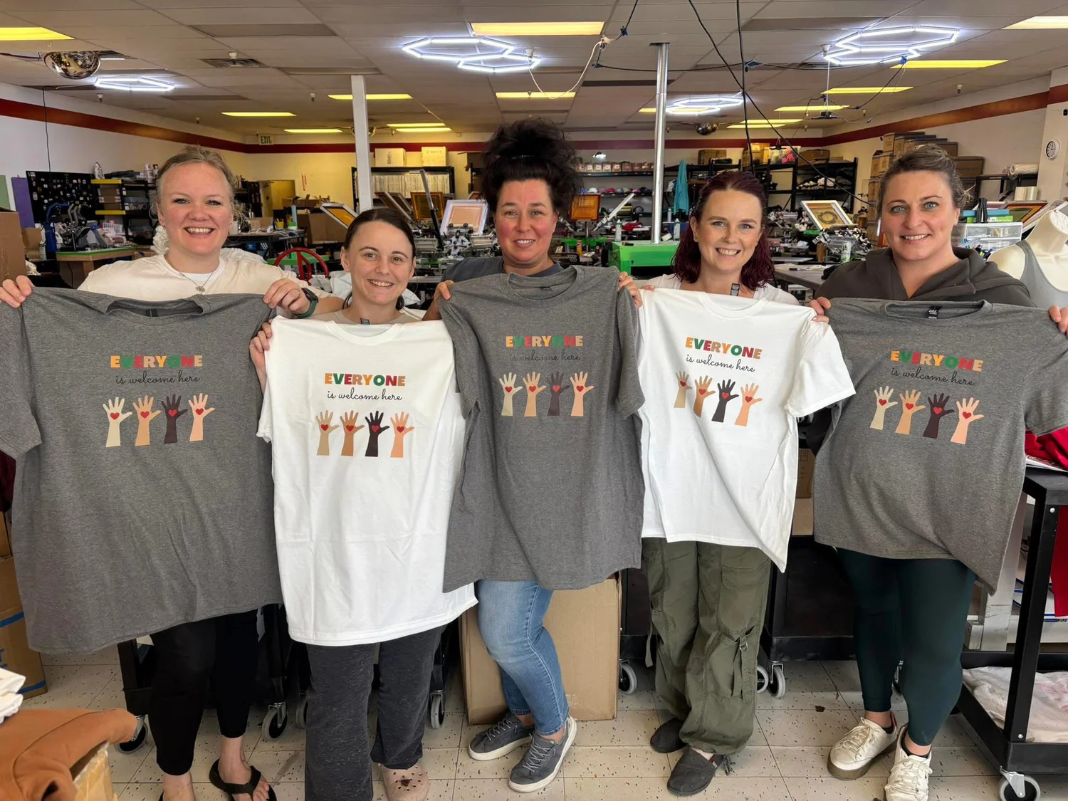 brigade screen printing live event screen printing